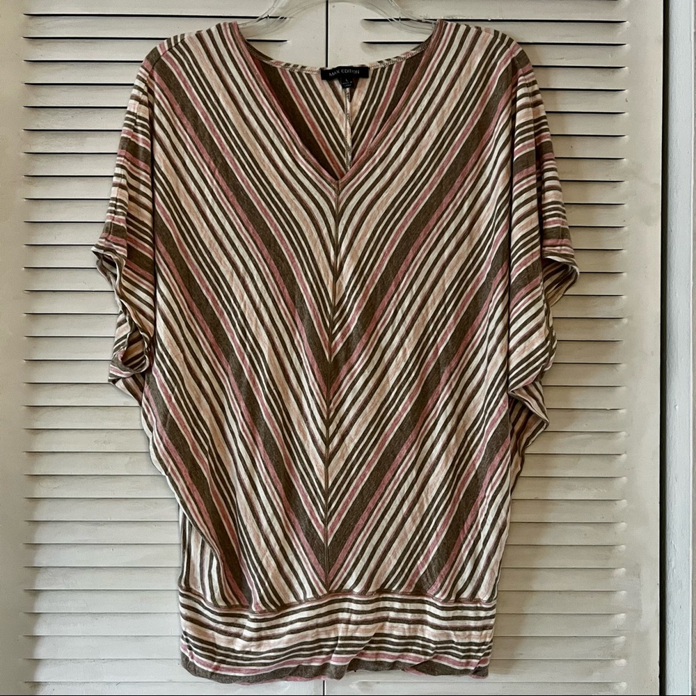 Max Edition striped top